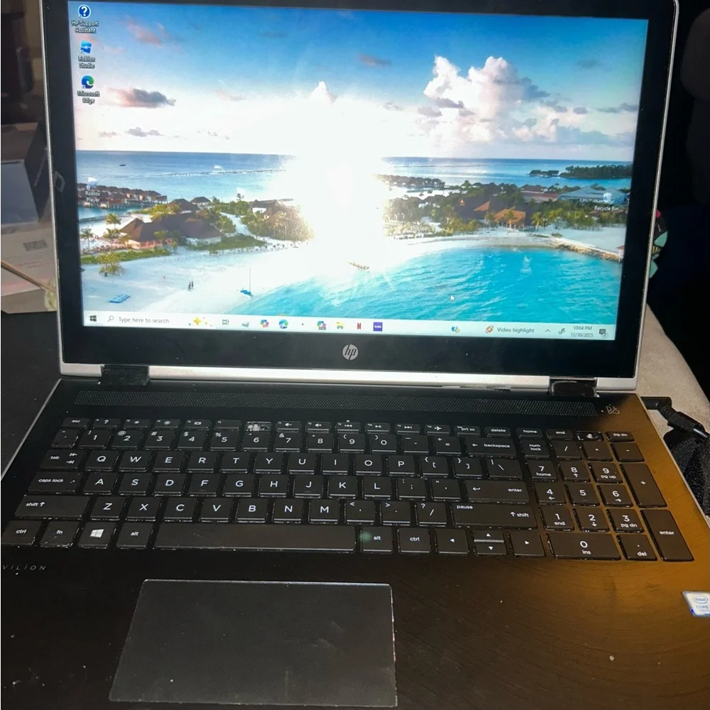 HP Gray x360 pavilion convertible laptop